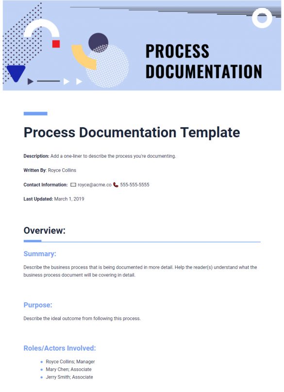 What is Process Documentation Complete Guide with Template