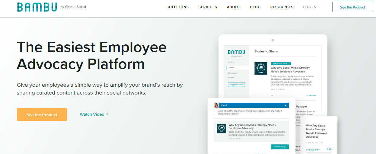 Bambu: Sales enablement tool