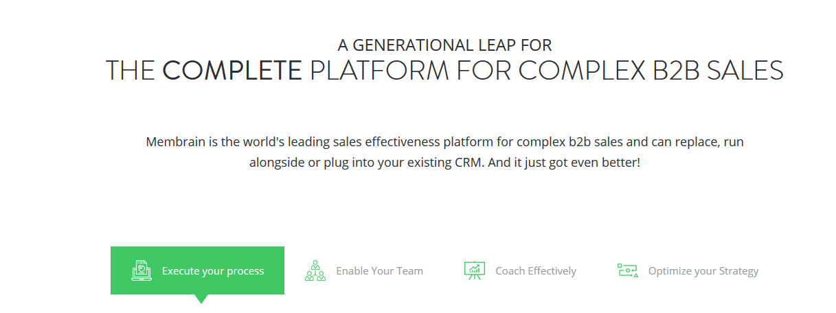 Membrain: Sales enablement tool