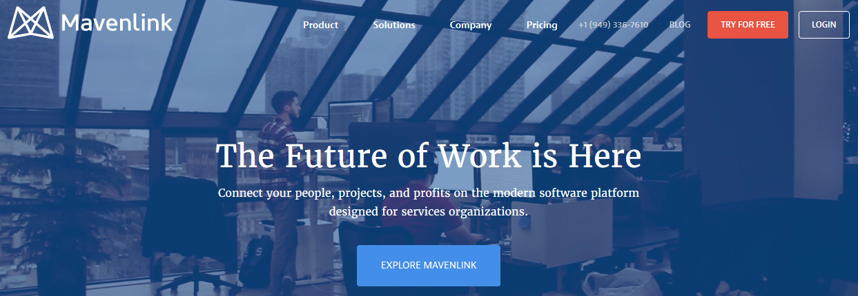 Mavenlink: Sales enablement tool