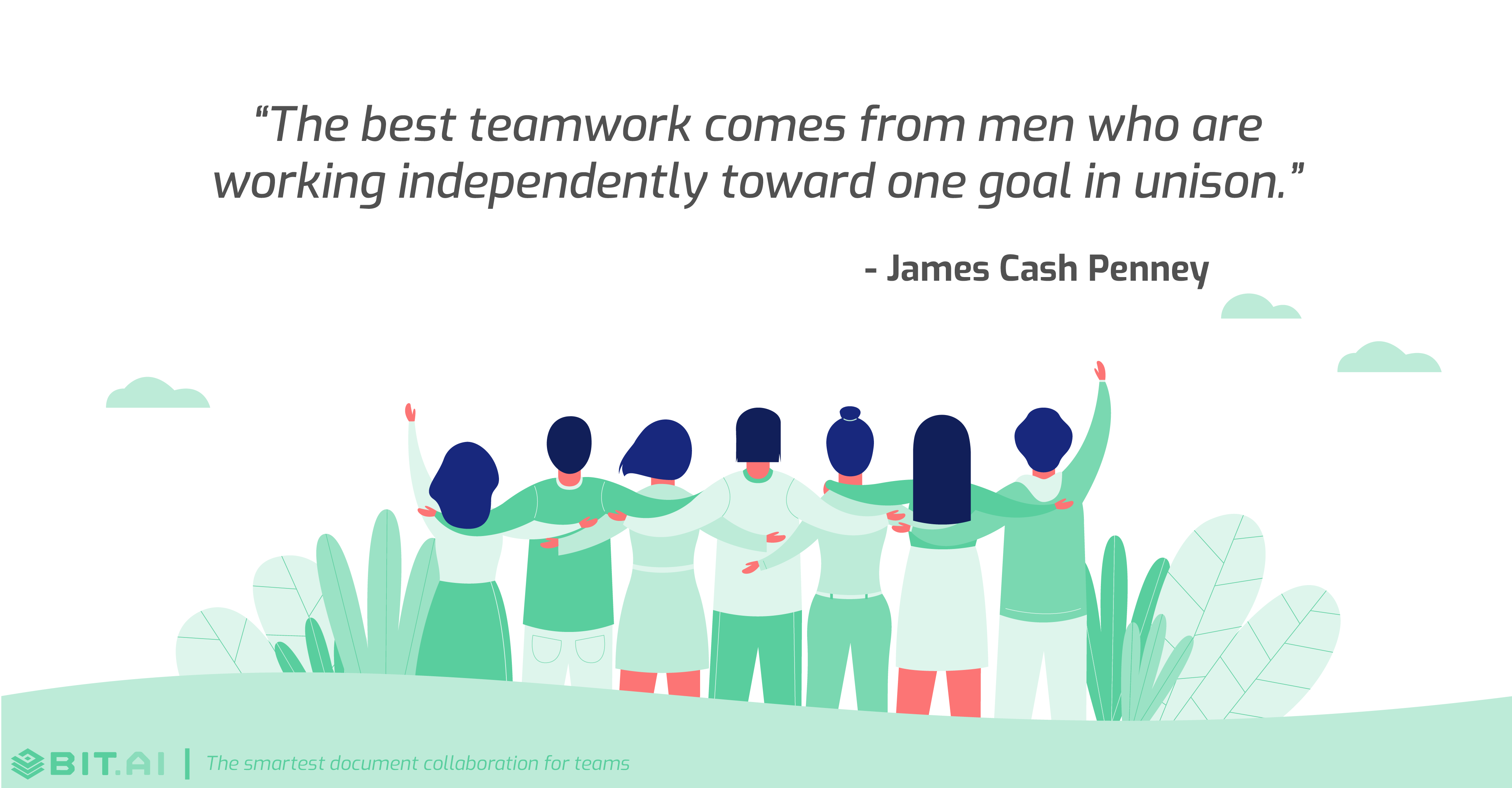 Teamwork collaboration quote by James Cash Penney