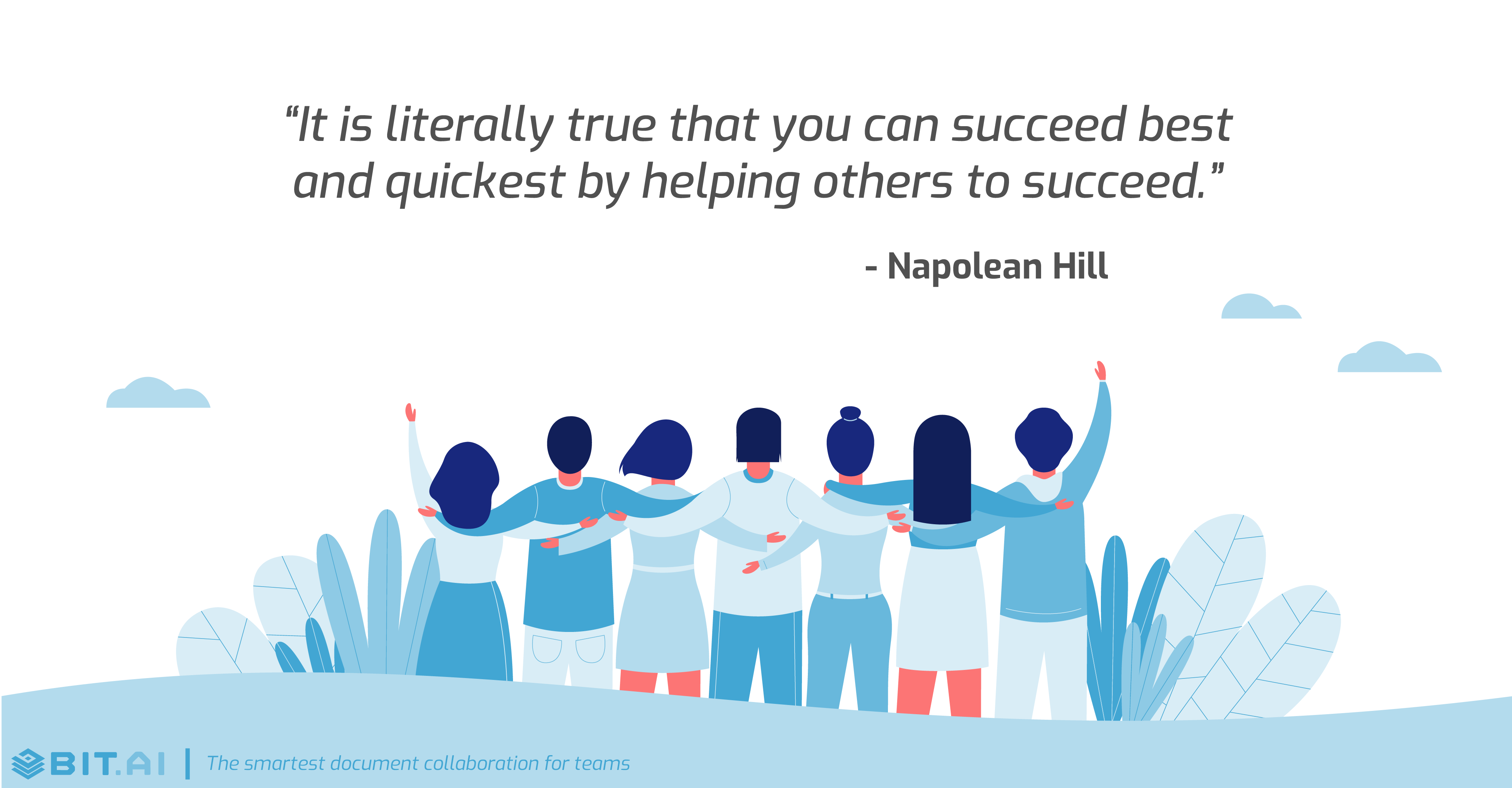 Teamwork collaboration quote by Napolean Hill