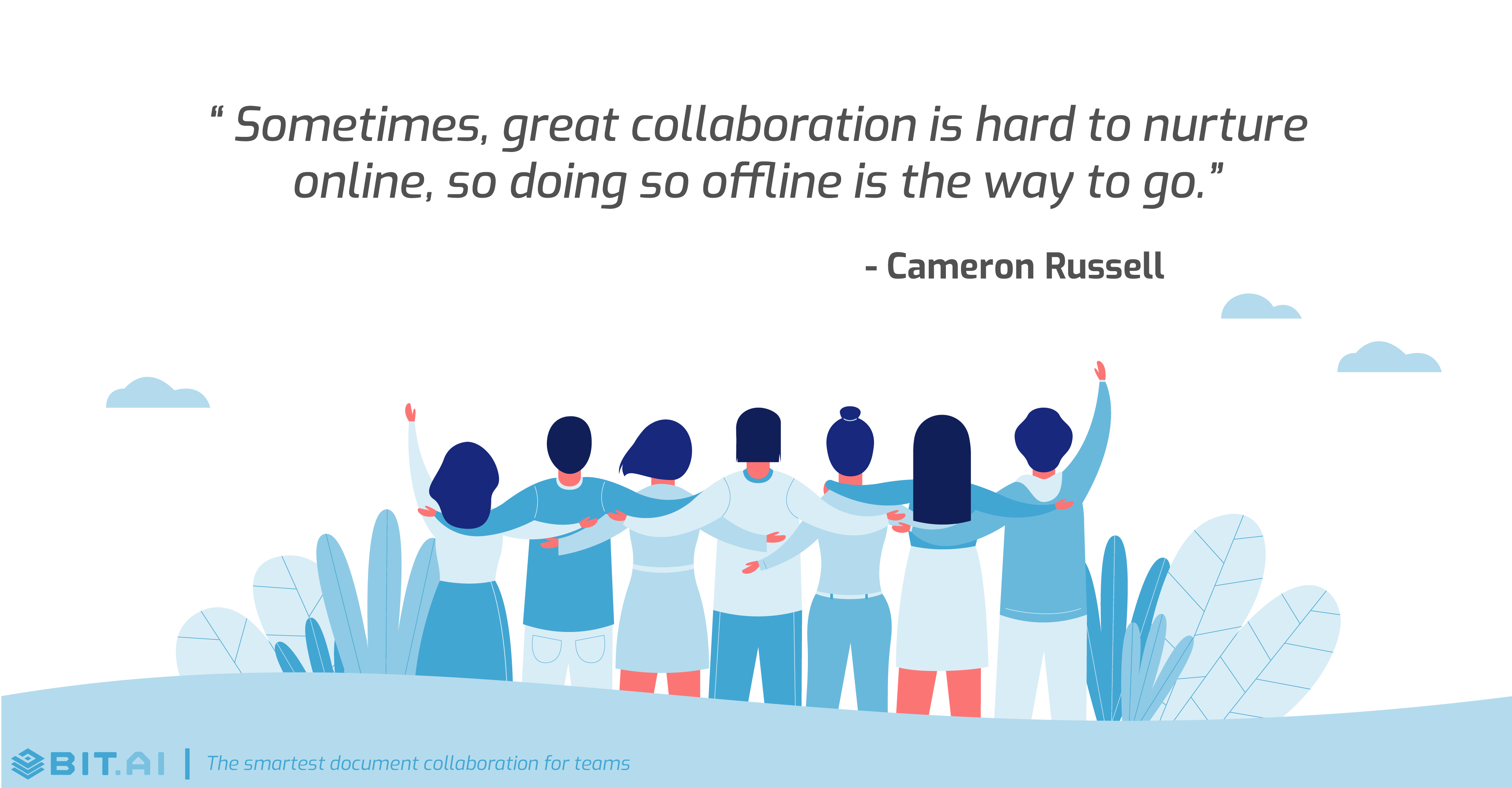 Teamwork collaboration quote by Cameron Russell