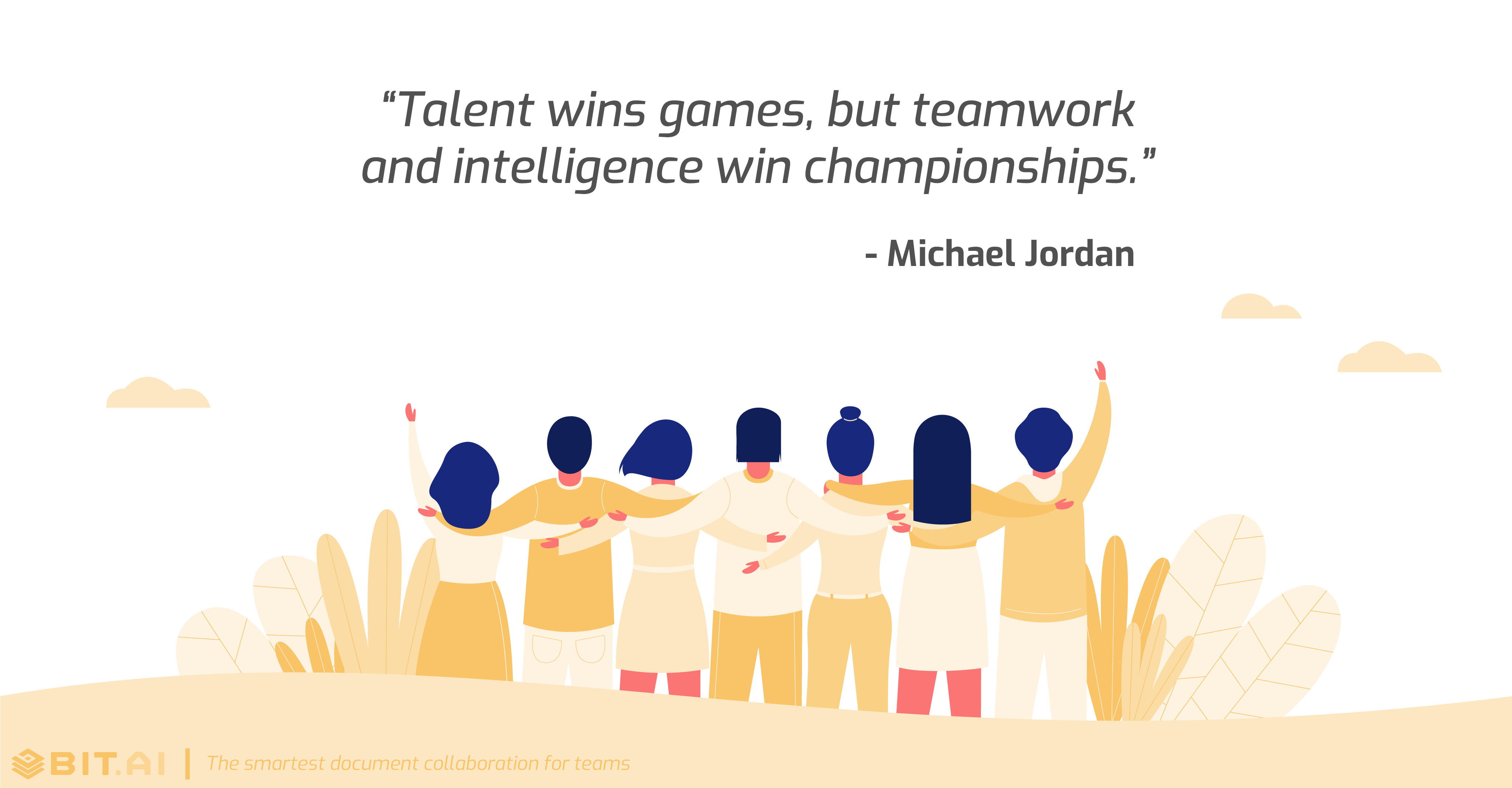 Teamwork collaboration quote by Michael Jordan