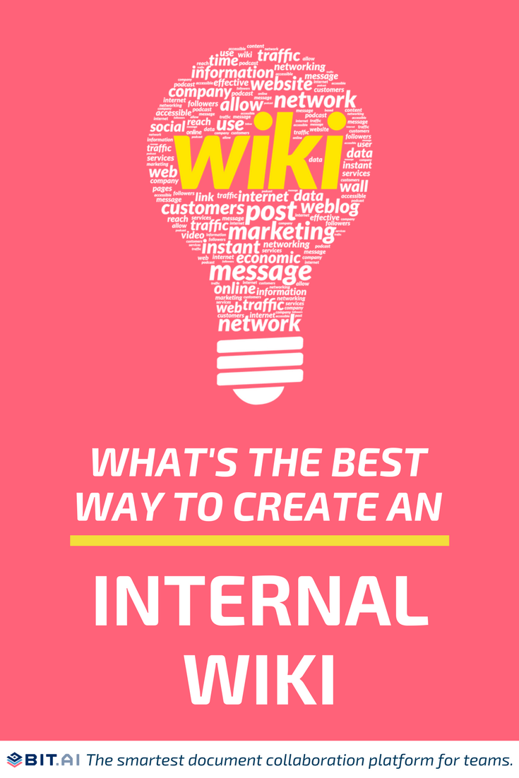 What's the Best Way to Create an Internal Wiki