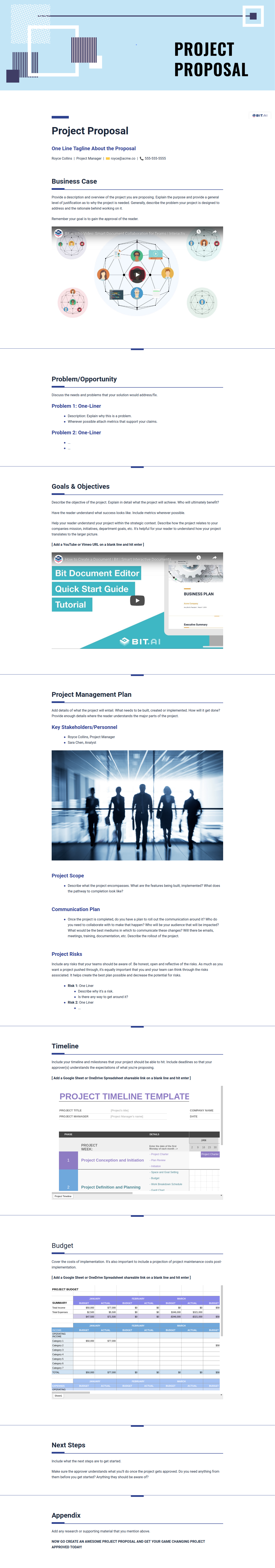 Project proposal template