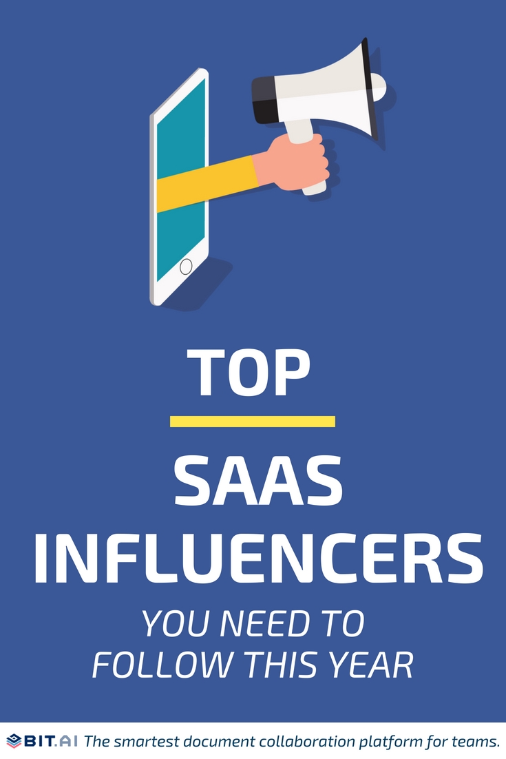 Top SaaS Influencers You Need To Follow This Year - Top SAAS Influencer (PIN)