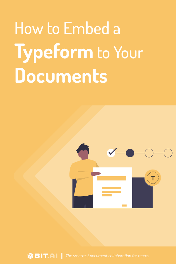 How to embed a typeform to your documents - Pinterest