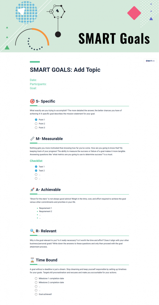 What Are SMART Goals: A Quick Overview With Examples