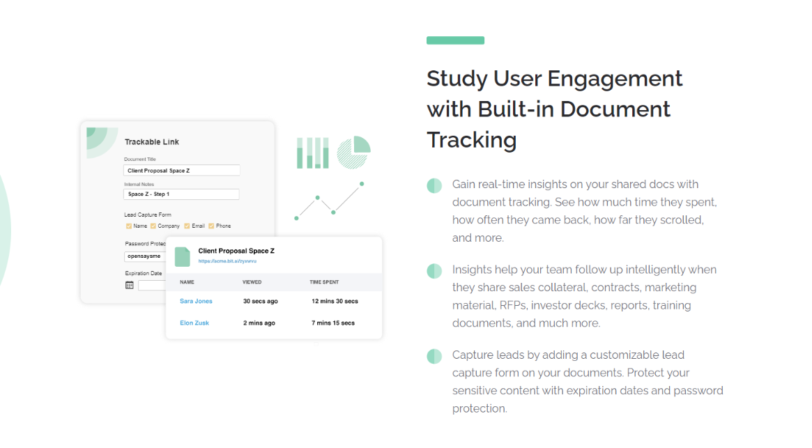 Document tracking feature