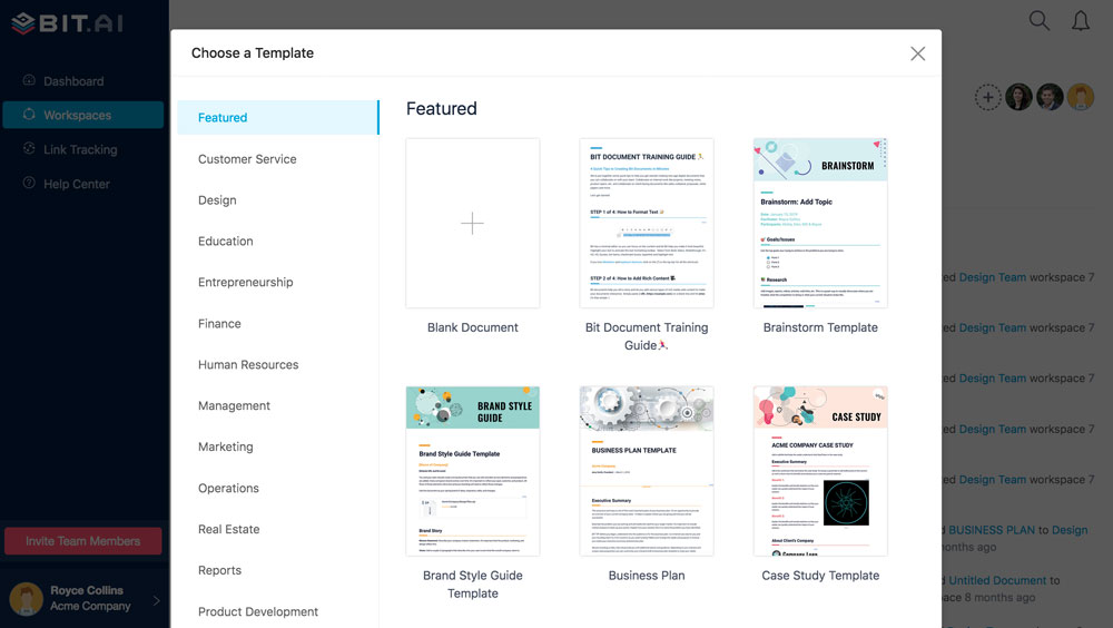 Bit templates and themes dashboard