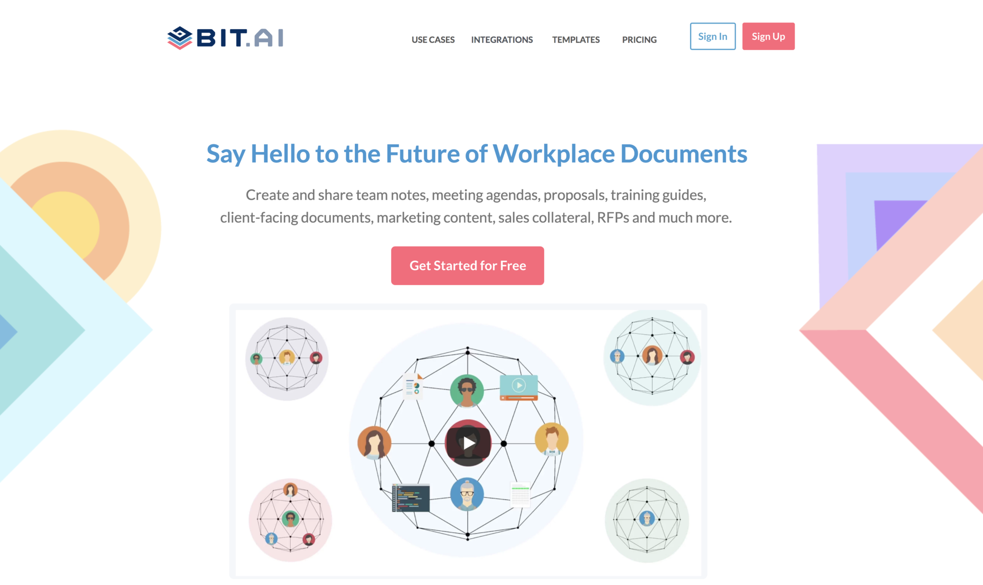 Bit.ai: Design collaboration and note taking tool