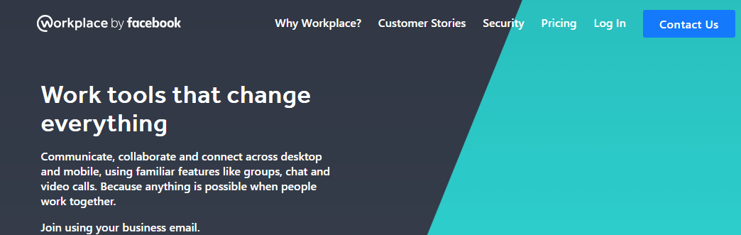 Workplace : Online collaboration tool