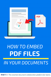 How To Embed PDF In Your Documents? - Bit Blog