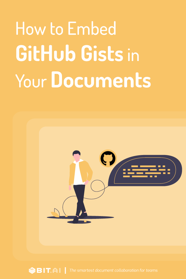 How to embed GitHub gists inside your documents