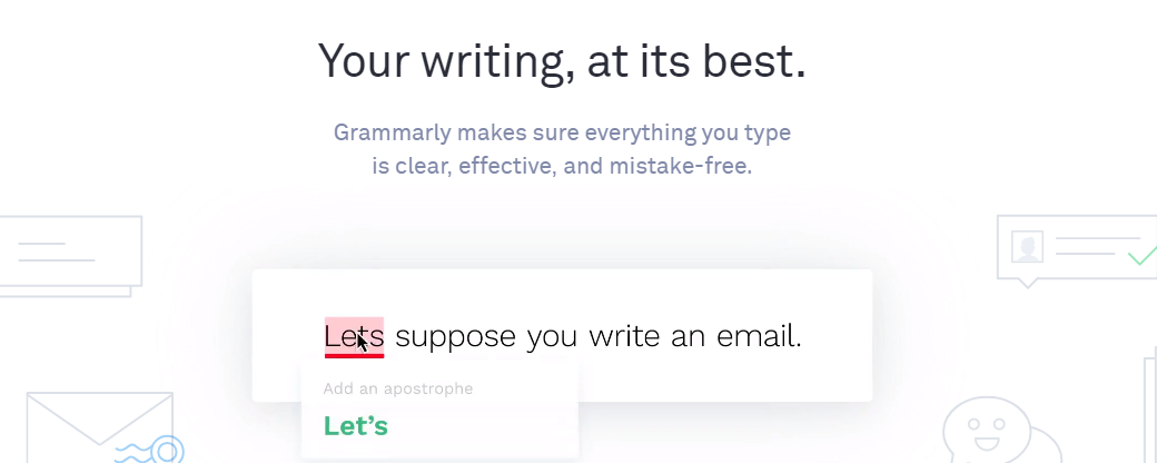 Grammarly : Writing tool