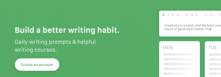 Dailypage : Writing tool