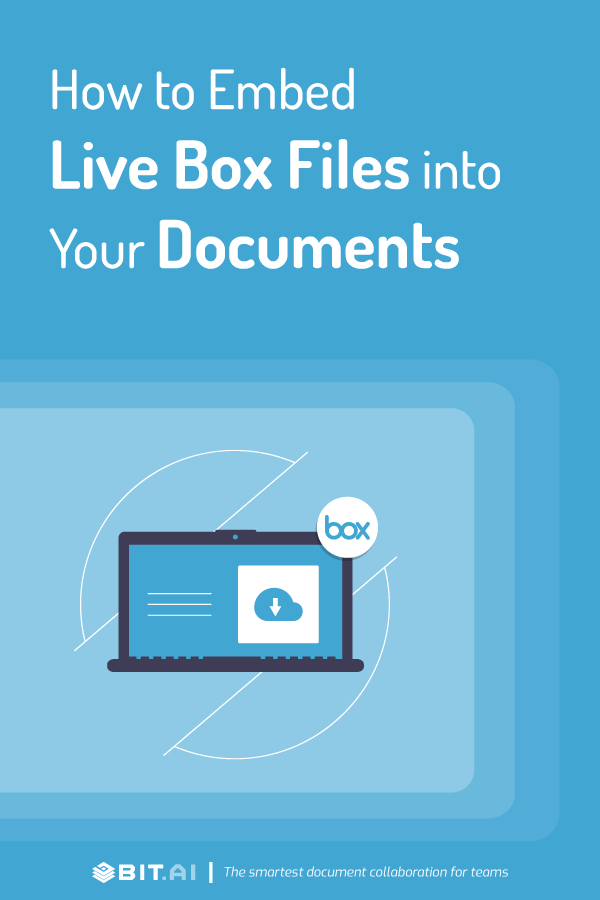 How to embed live box files inside documents - Pinterest image