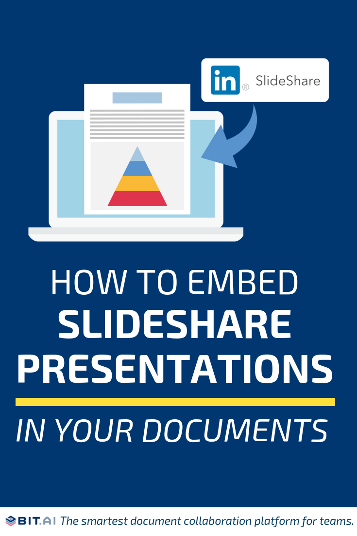 How to embed Slideshare (PIN)