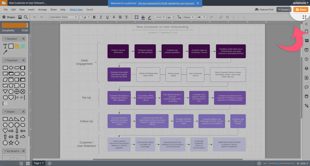 lucidcharts expandable org chart