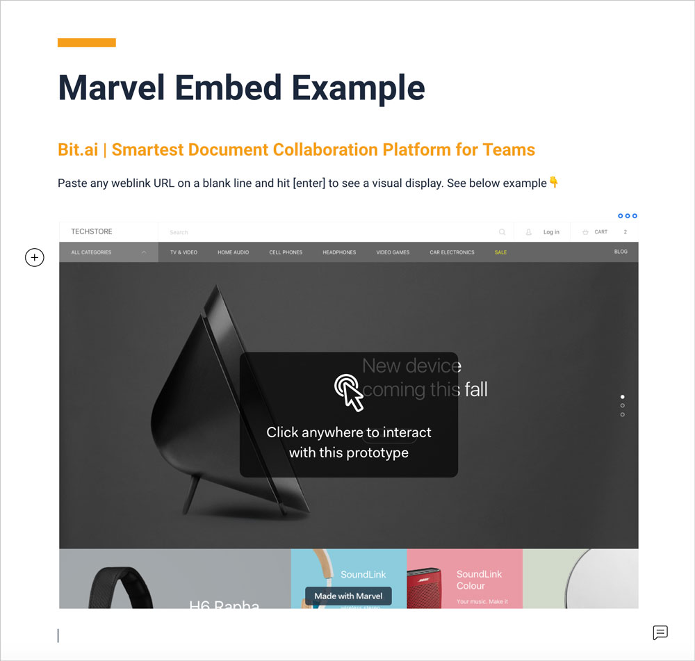 Preview of embedded marvel file