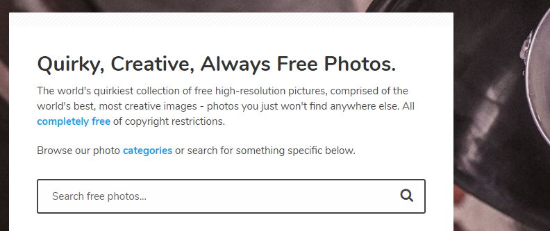 Gratisography: Free Stock Photos Website