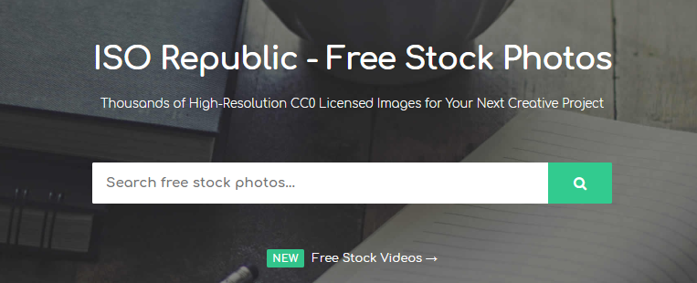 ISO Republic: Free Stock Photos Website