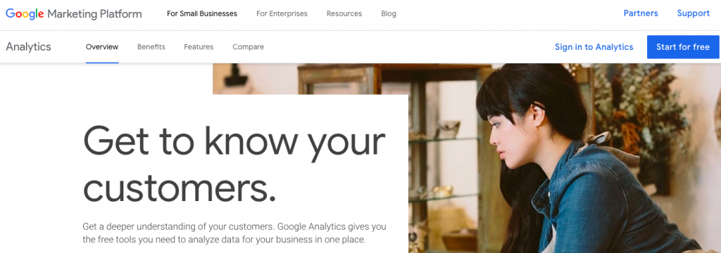 Google analytics for digital marketing