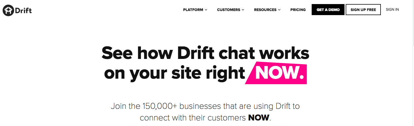 Drift - Intercom Alternative