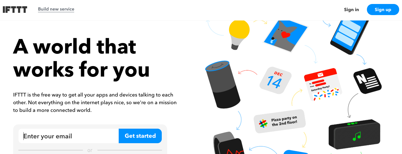 IFTTT - Top 10 Social Media Tools for Marketing Teams in 2019