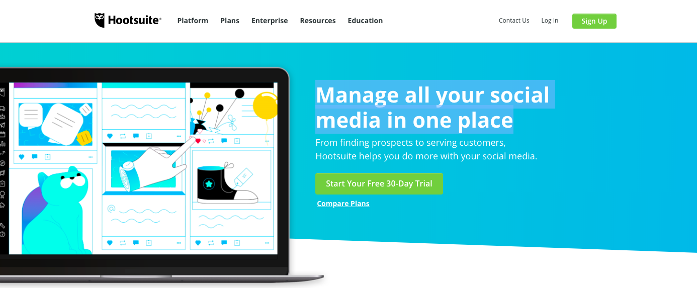 Hootsuite - Top 10 Social Media Tools for Marketing Teams in 2019