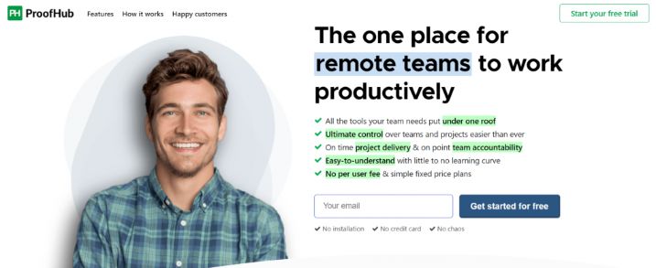 Proofhub: Saas tool