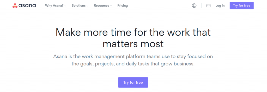 Asana: Workplace collaboration tool