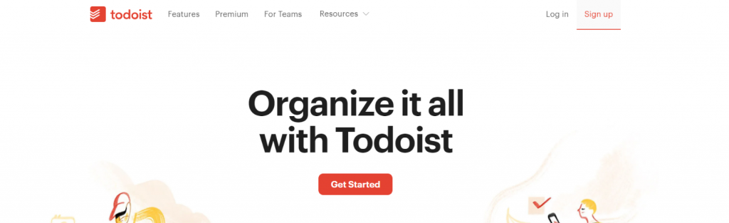 Todoist: Writing app