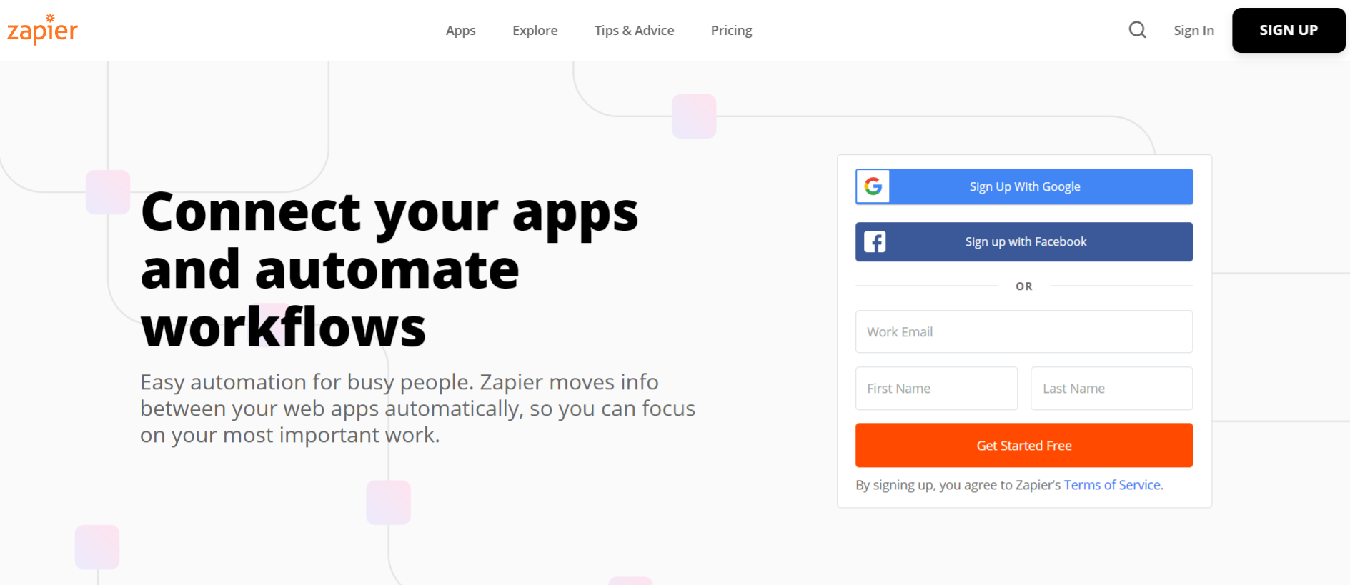 Zapier: Organizational tool