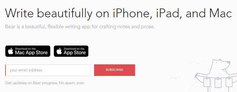 Bear : To do list creator app