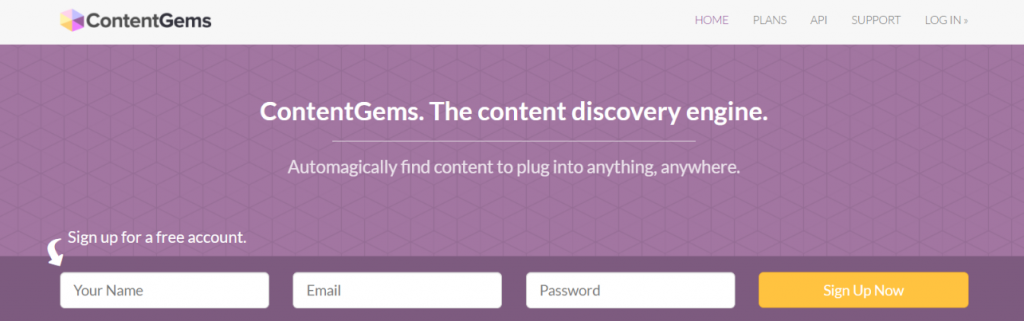 Content gems: content curation tool