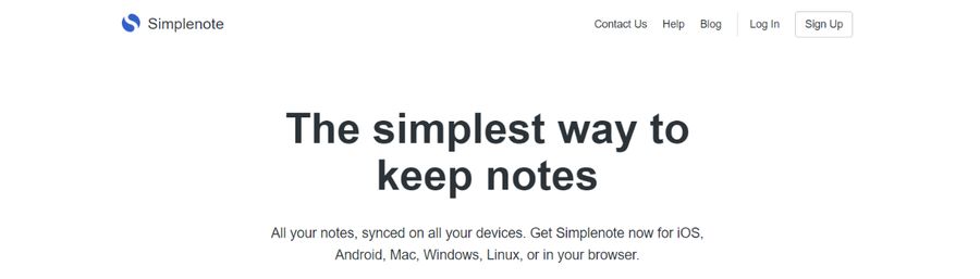 Simplenote: Note taking app