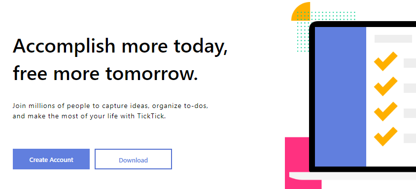 Create your to do task's list with ticktick