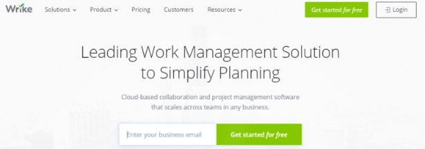 Wrike: Online collaboration tool
