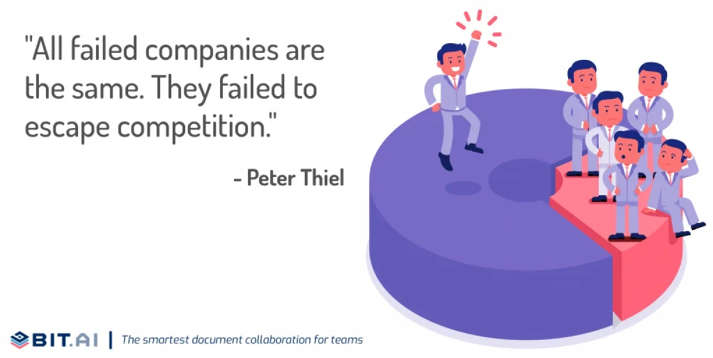 all failed companies are the same. They failed to escape competition