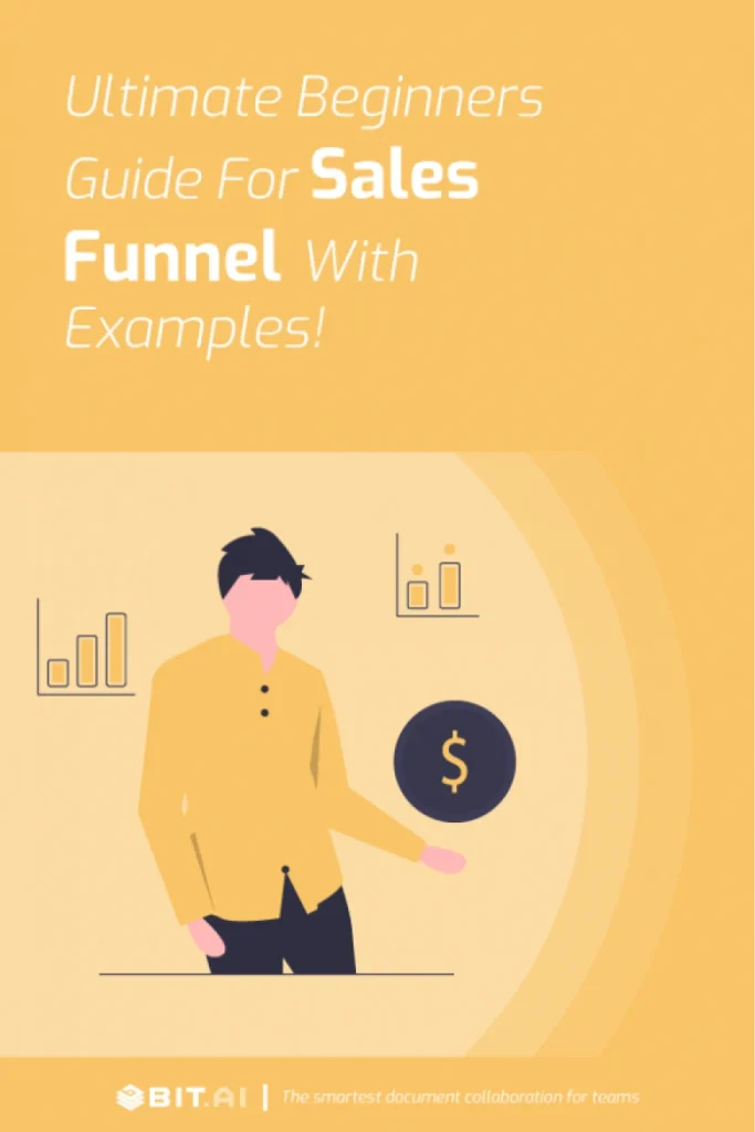 sales funnel with exmples- pinterest banner