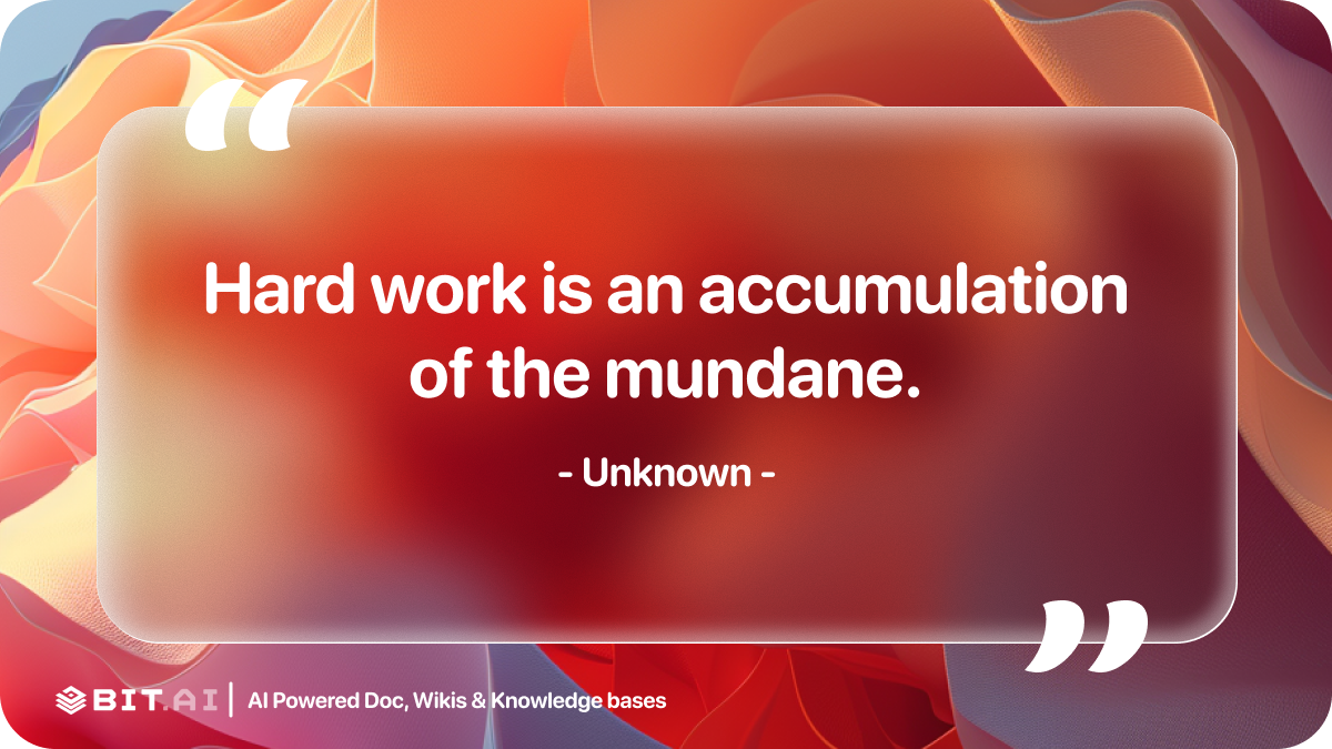 Motivational hard work quote