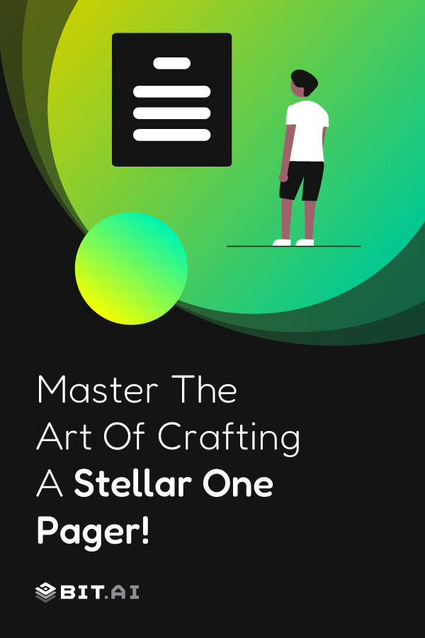 master the art of crafting a one pager- Pinterest