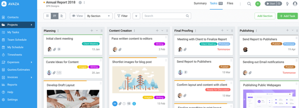 Avaza : Workflow Management Software