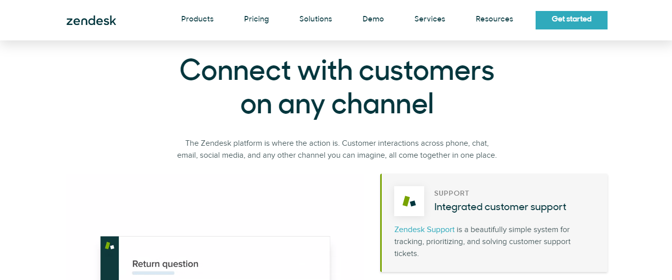 Zendesk : Customer service software for small businesses