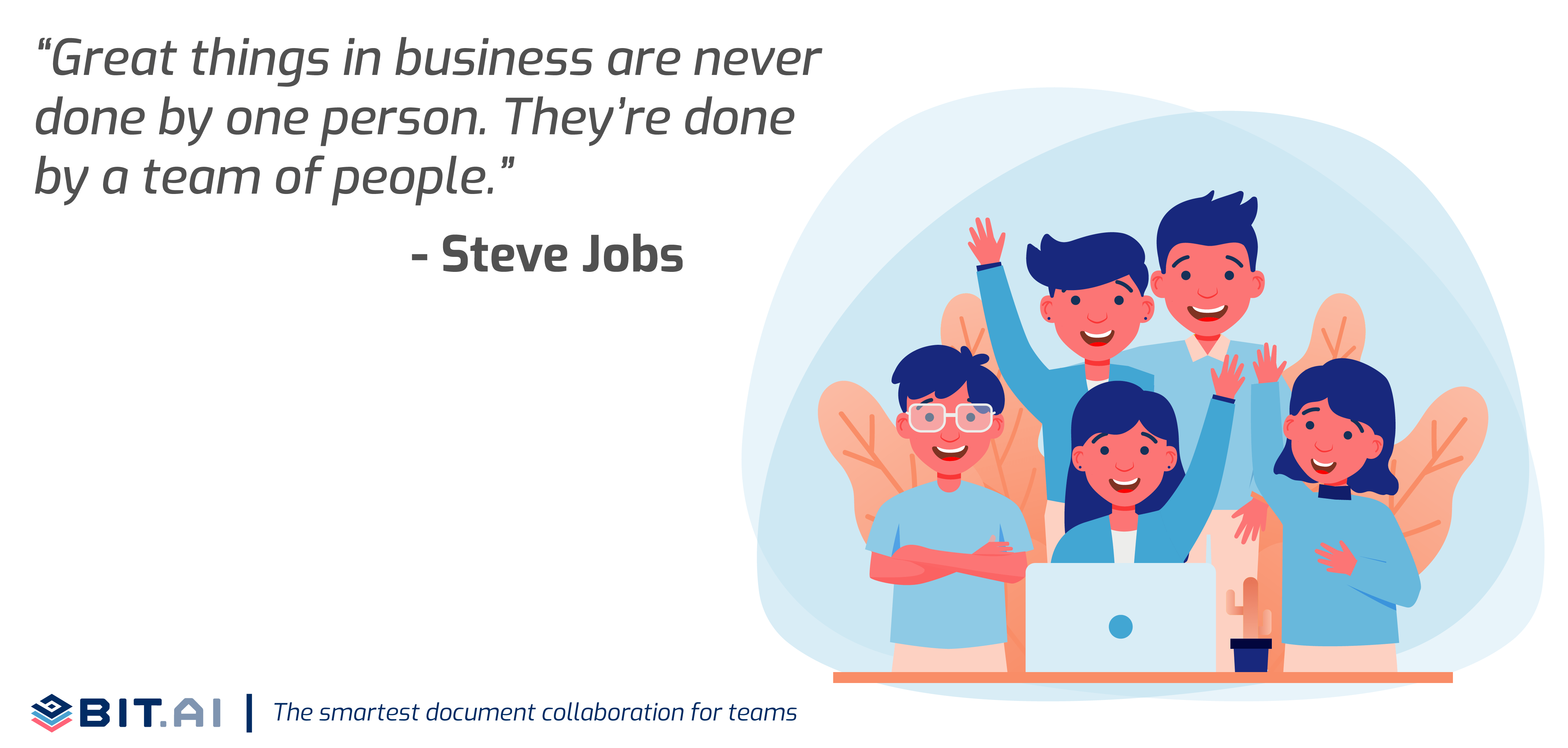 Quote on teamwork by steve jobs