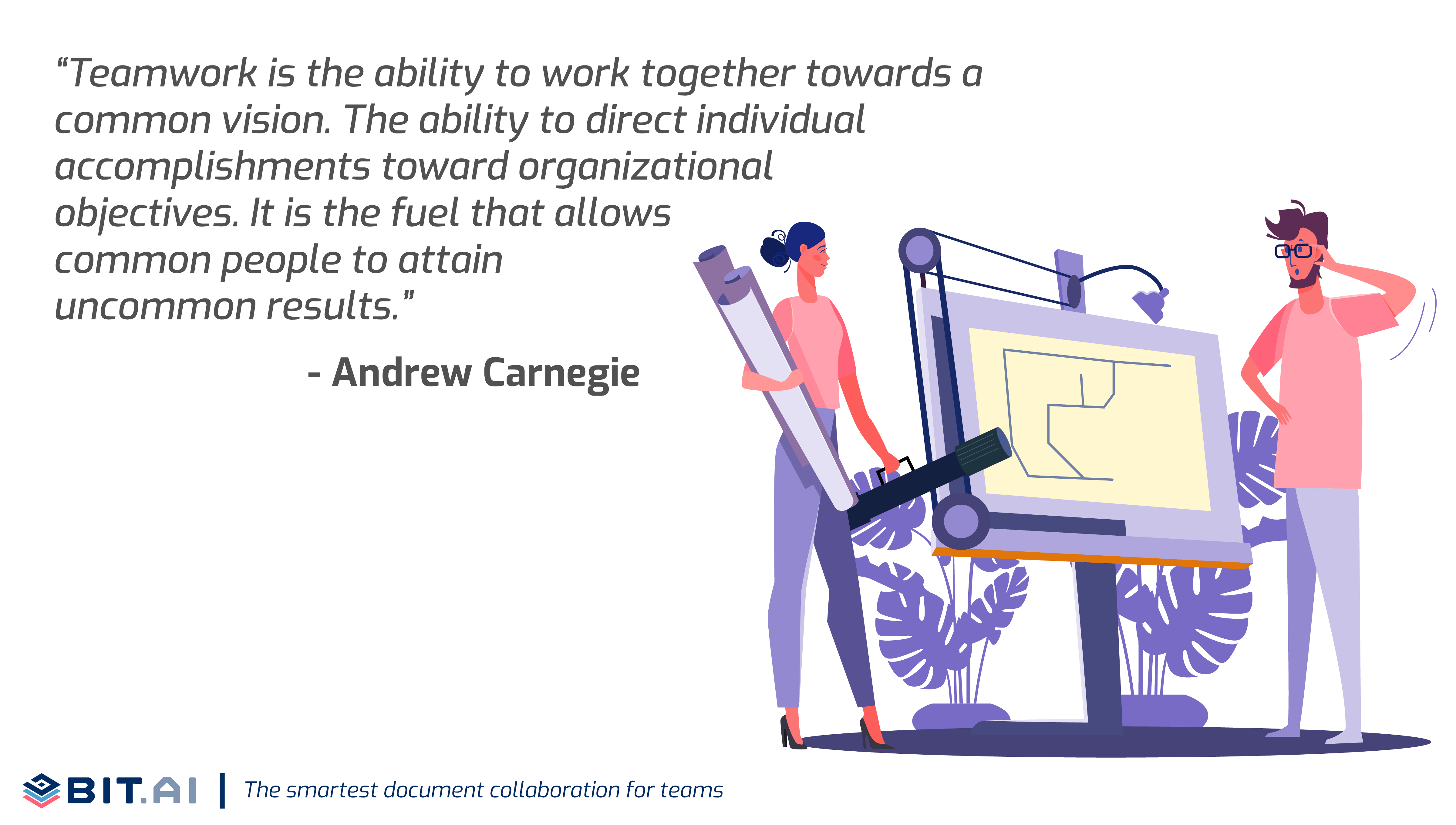 Quote on team building by Andrew Carnegie