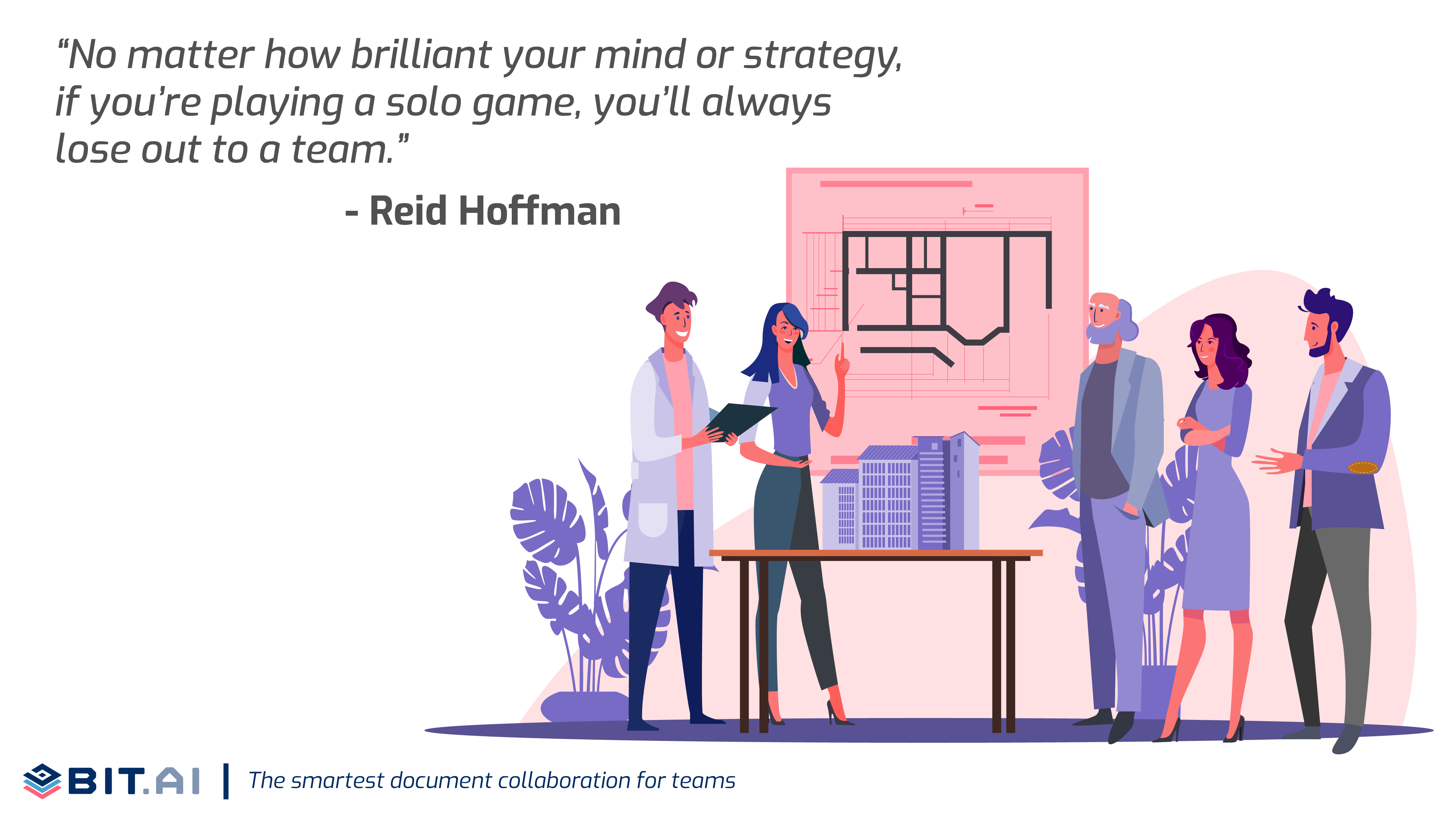 Team building quote by Reid Hoffman