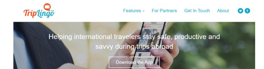 TripLingo as an alternative to google translator